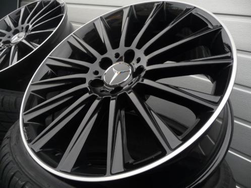 Pack Jantes + Pneus Berlin Tyres sport pour Mercedes type Turbine black 8.5x19"
